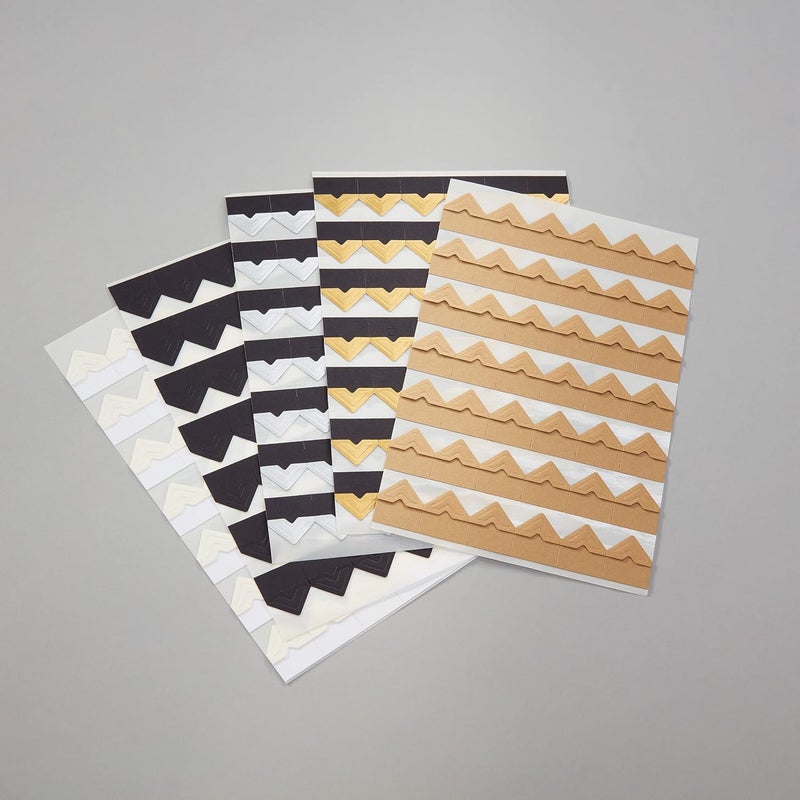 Semikolon - Self-Adhesive Photo Corners for Albums, 252 Pieces, Gold - Image 5